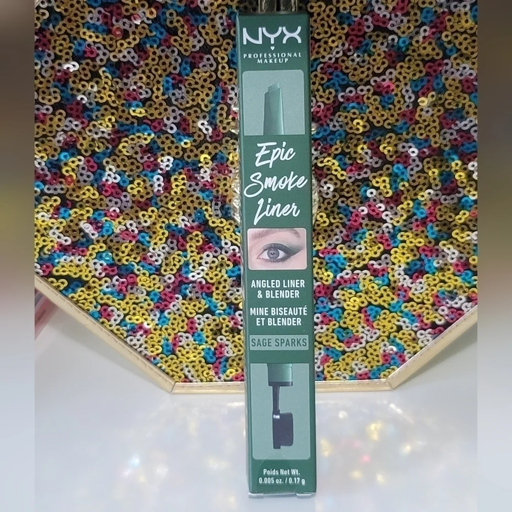 🟠 4 for $25 🟠 NYX PROFESSIONAL MAKEUP EPIC SMOKE LINER IN SAGE SPARKS